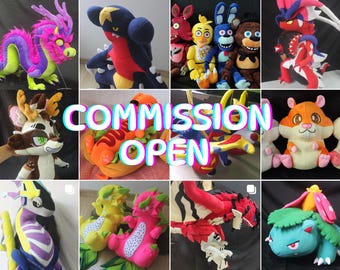 COMMISSION PLUSHIES Open, read the description.Do not buy this ad.