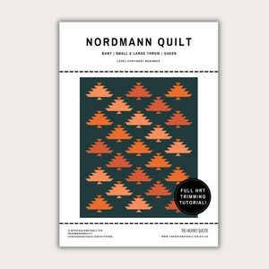 Nordmann Quilt - PDF download beginner friendly modern quilt pattern
