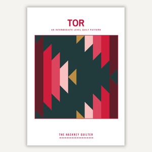 Tor Quilt - modern pdf quilt pattern