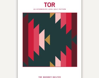 Tor Quilt - modern pdf quilt pattern