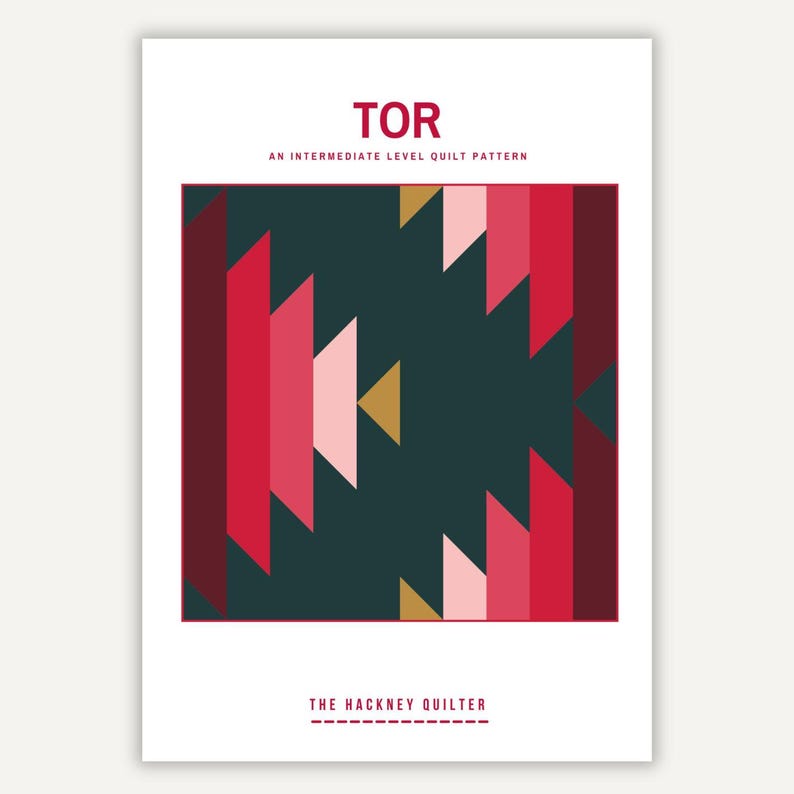 Tor Quilt - Modern Pdf Quilt Pattern - Etsy
