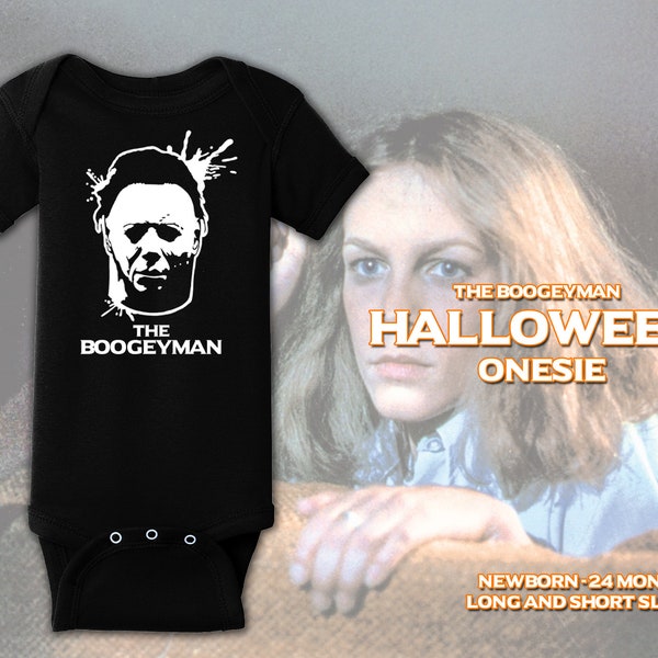 The Boogeyman/Halloween/Baby Onesie/Micheal Myers/bodysuits/baby clothes/unisex baby clothes/baby onesies/horror movies/