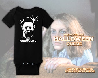 The Boogeyman/Halloween/Baby Onesie/Micheal Myers/bodysuits/baby clothes/unisex baby clothes/baby onesies/horror movies/