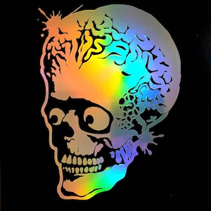 The Mars Attacks Vinyl Sticker/Alien Decal/laptop stickers/skateboard Stickers/Sci Fi/Horror Stickers/Mars Attacks