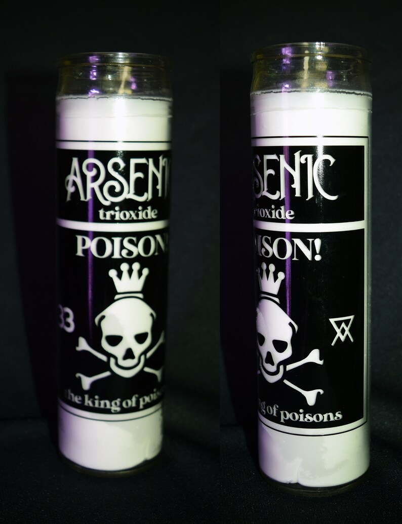 Poison Prayer Candles/poison Labels/prayer Etsy