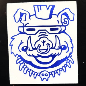 The Bebop vinyl sticker/Bebop decal/ninja turtles sticker/laptop stickers/skateboard stickers?you choose color/6 inches