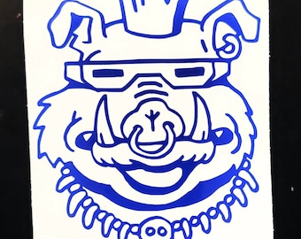 The Bebop vinyl sticker/Bebop decal/ninja turtles sticker/laptop stickers/skateboard stickers?you choose color/6 inches