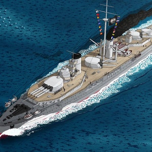 French Battleship Lyon (Normal Camo)