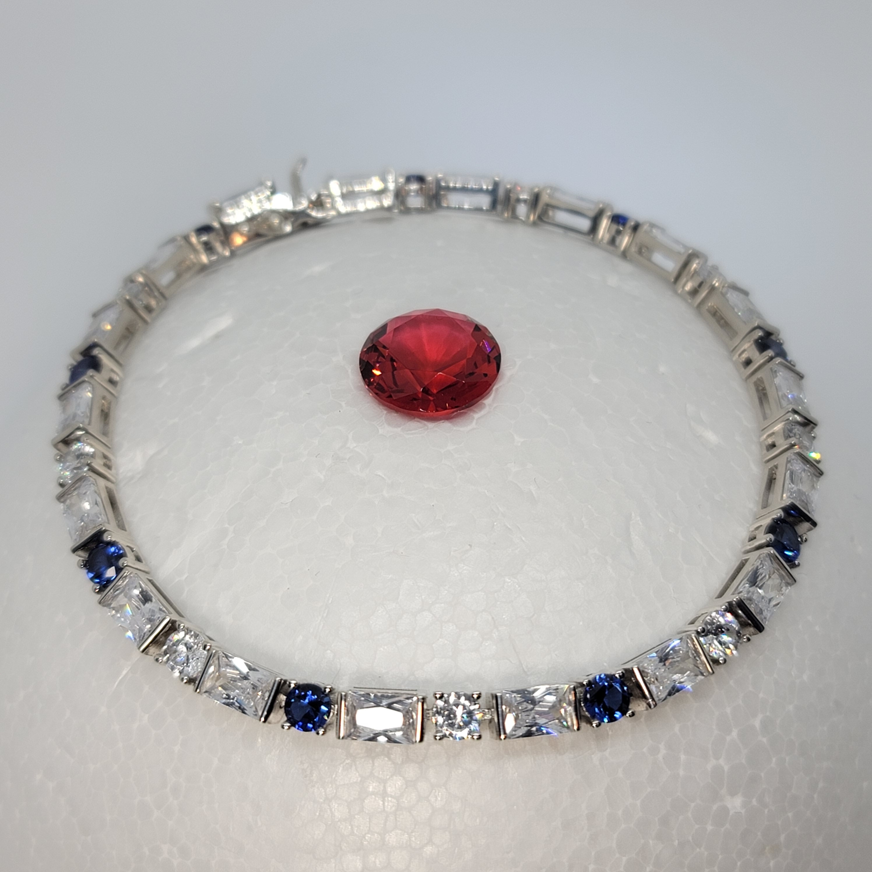 25+ Multi Colored Sapphire Necklace