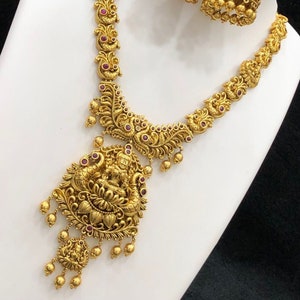 Bollywood Style Gold Plated Matt Finish 