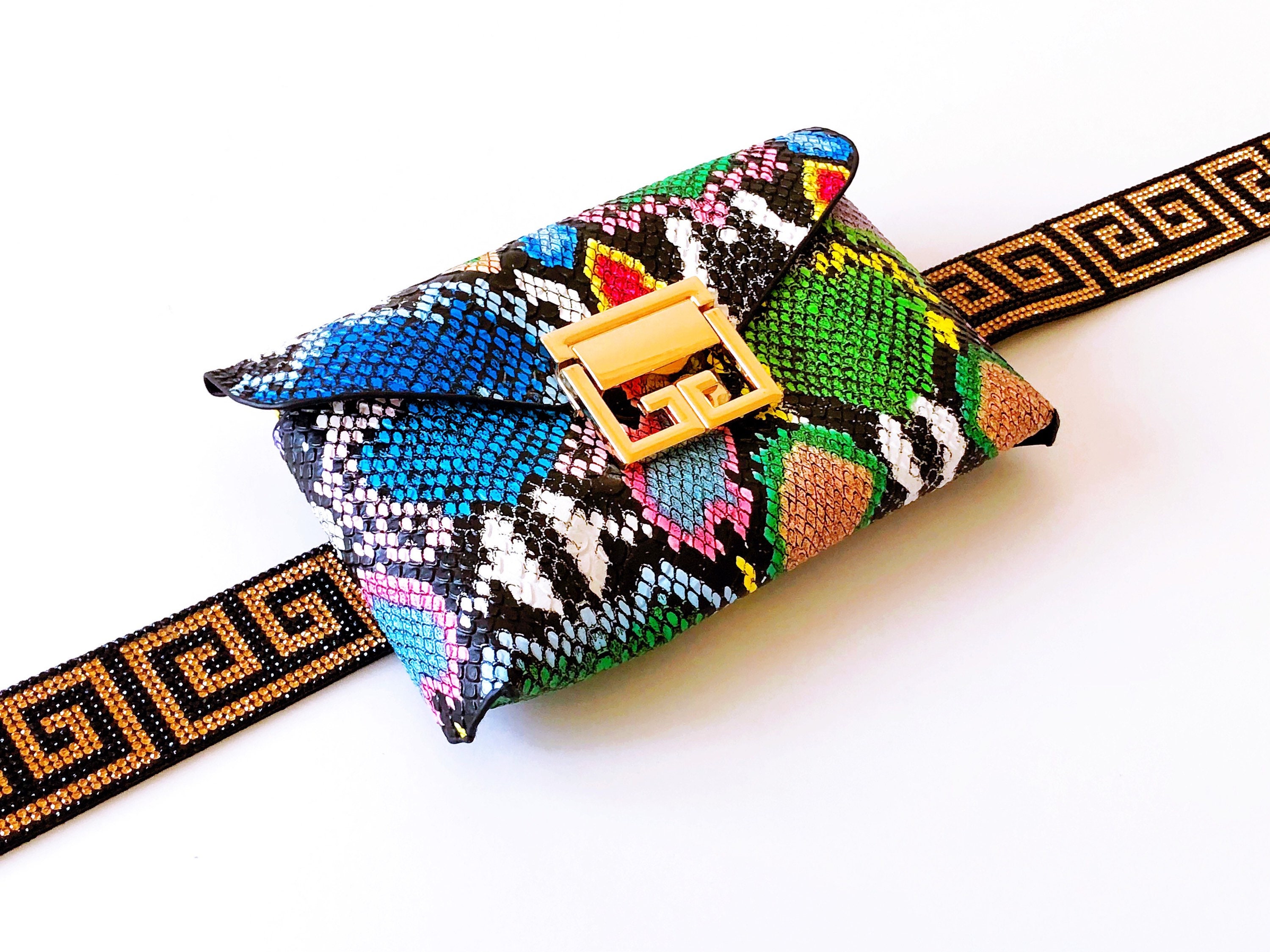 Studded Belt Bag Etsy