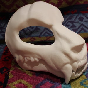 SKULLCAT HEAD BASE fursuit 3D printed