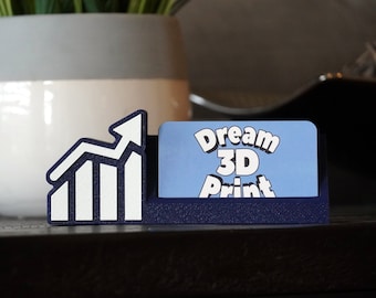 Customizable Finance Business Card Holder: Accountant, Banker, CFO Gift