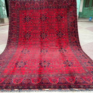 Oriental rug, Custom Size rug, Gorgeous Handmade Large Turkoman, Traditional Wool rug, Stunning Area Rug, Bokhara Rug 7x10 , Living room rug