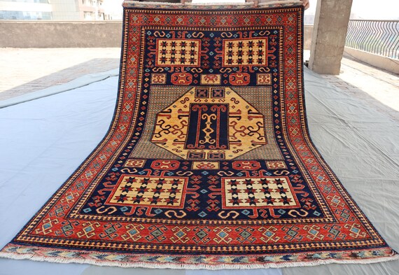 エルサリ アンティーク Khal Mohammadi ラグ 5'3x7'9 フィート