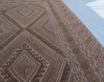 7 x 9フィートのヴィンテージマシュワニラグ、アフガニスタンの手作り