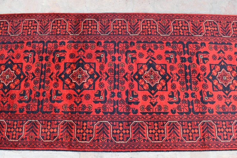 16.2 x 2.8 Ft Vintage Runner Rug Hallway Runner Rug Long ...