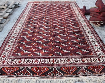 S、101サイズ、12.11 x 7.2フィートの見事なゴージャスなアンティーク