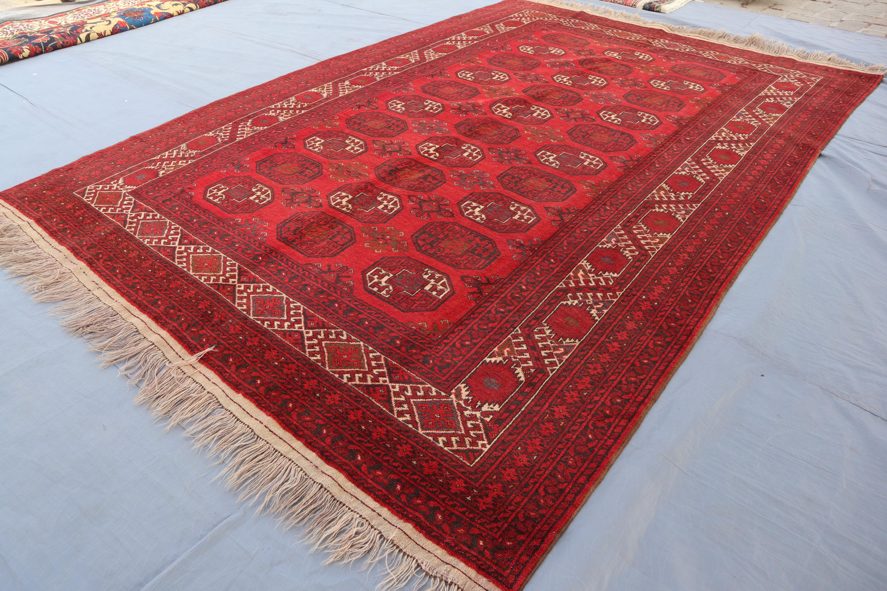 高品質 エルサリ 手織り Khal Mohammadi ラグ 高品質 エルサリ 手織り