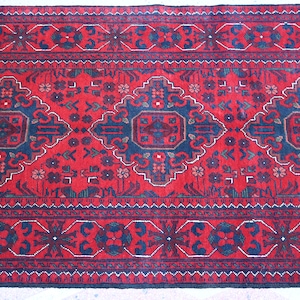 Alfombra de pasillo afgana Khamyab, 3 x 8,7 m, de alta calidad, para pasillo, larga, Dimand Gol, Bukhara, turcomana