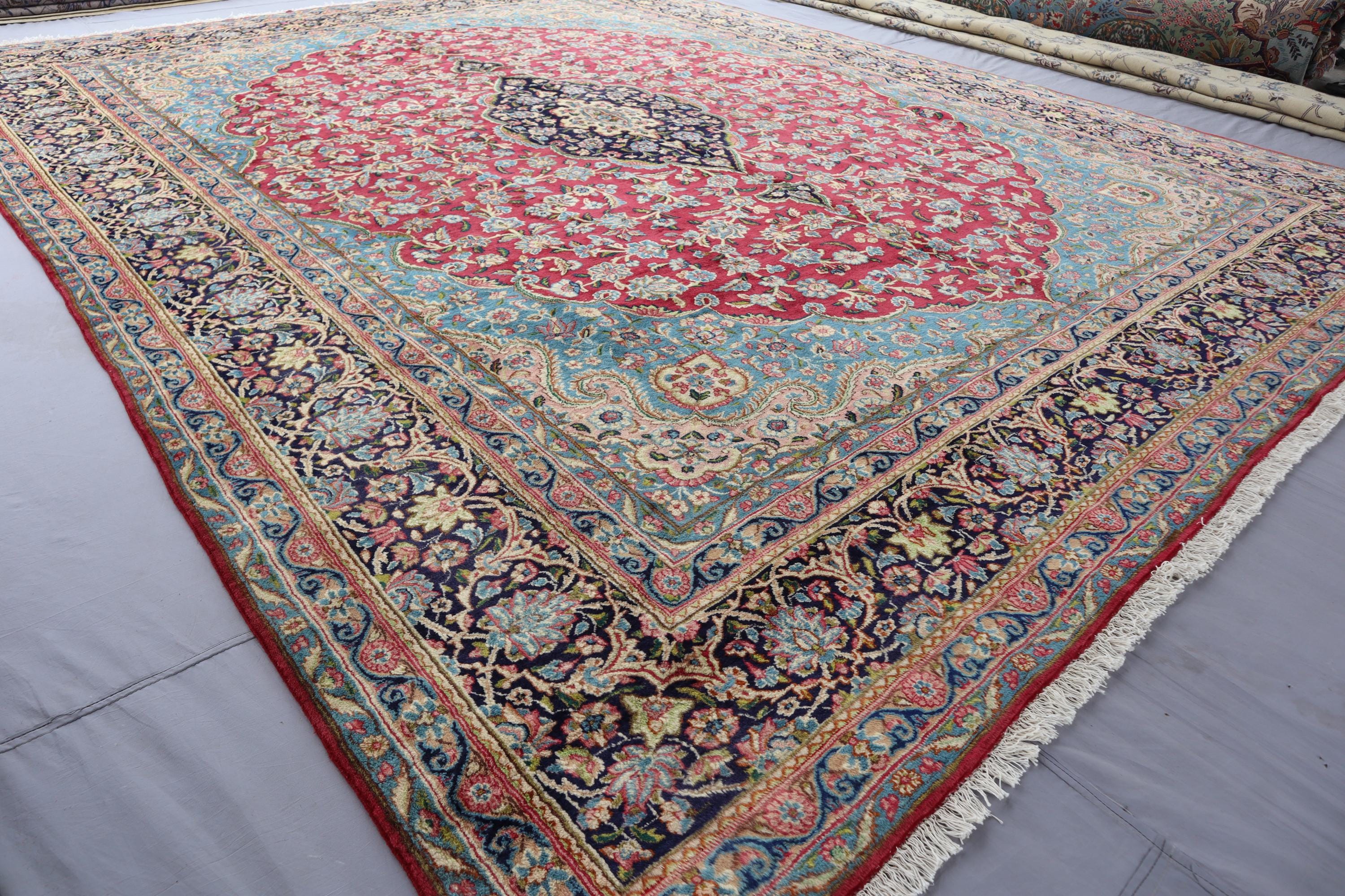 9'7x12'5 Ft Large Turkish Style Rug, Turkmen Area Rug, Afghan