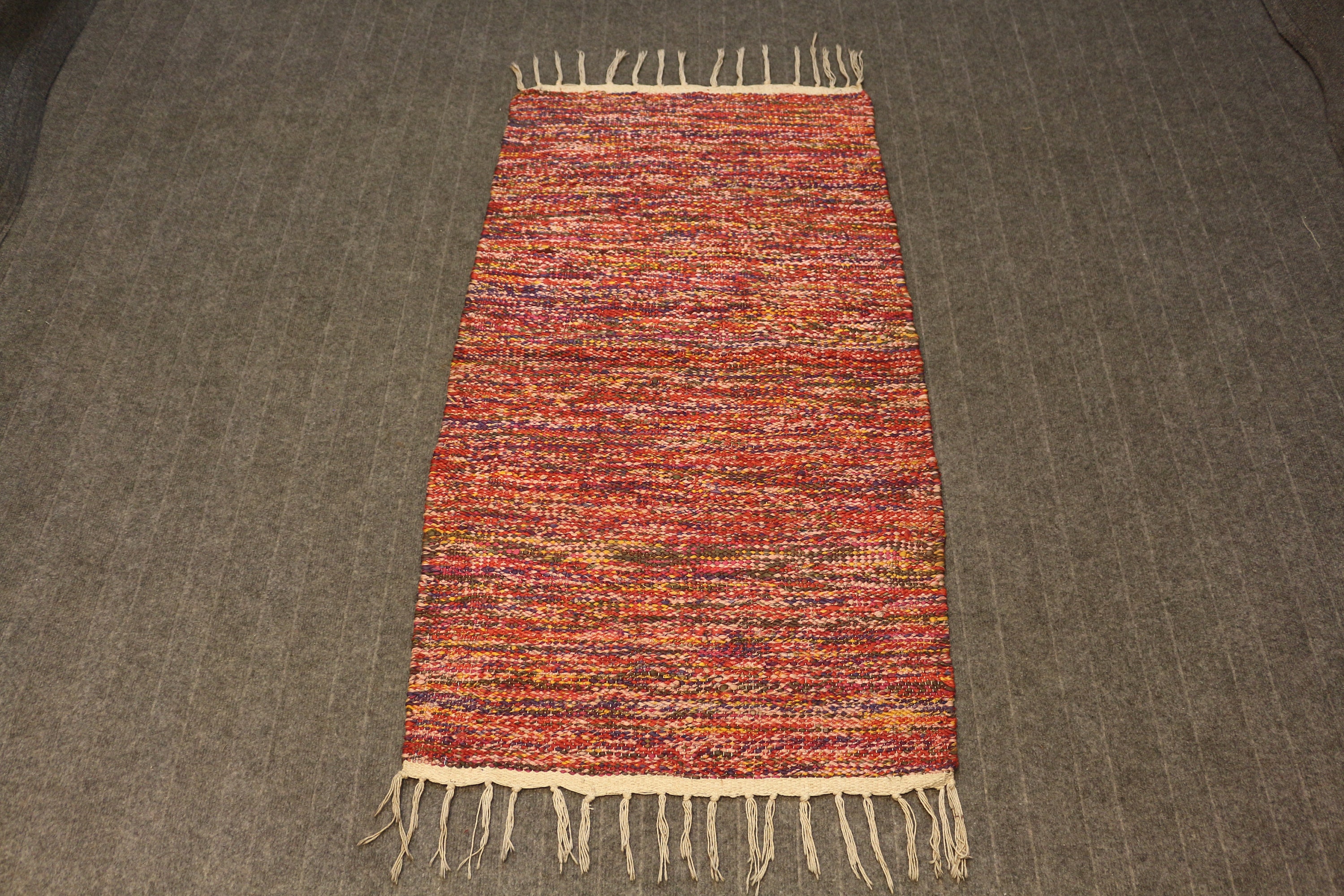 ビンテージ　アフガンラグ キリム　アンティーク 敷物　インテリア ヴィンテージアフガンキリムラグ、3.11 x 2.0フィート、ヴィンテージ