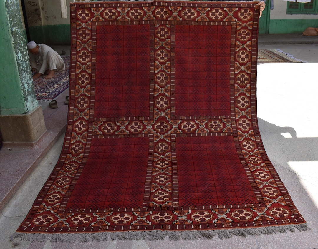 Hatchlu Rug Vintage, Hatchulu Rug, 9.0 X 6.6 Ft, Stunning Handmade Antique Hatchulu ...