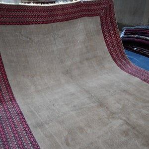 8x11 Natural Gabbeh Area Rug, Afghan Hand knotted Soft Wool Area Rug, Turkmen Tribal Rug, Oriental Boho Rug, Rug for Living Room Bedroom Rug