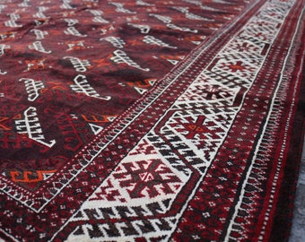 S、101サイズ、12.11 x 7.2フィートの見事なゴージャスなアンティーク