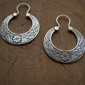 Alatyr sterling silver earrings, Nordic star, Ancient amulet, Pagan jewelry, Medieval  Norse Slavic Pagan symbol