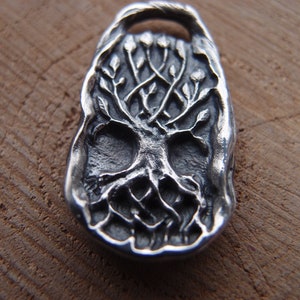 Yggdrasil Sacred Tree of Life Viking nordic celtic  Sterling Silver Pendant Necklace
