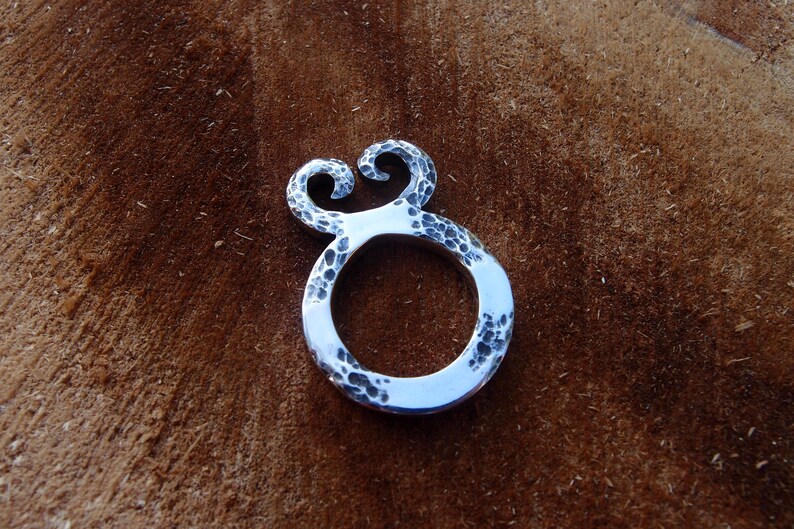 Big Sterling silver Viking Troll Cross viking pendant FREE SHIPPING