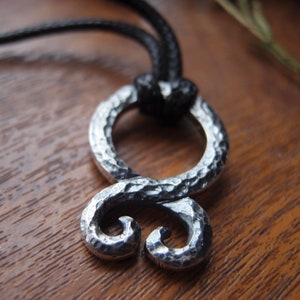 Großer Sterling Silber Viking Troll Kreuz Anhänger VERSANDKOSTENFREI
