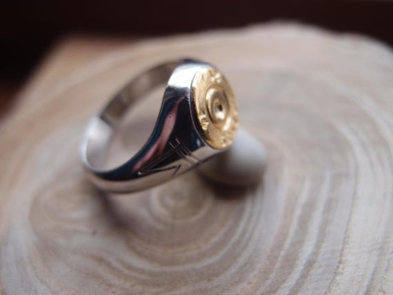Sterling Silver Bullet Ring 7.62 AK-47 Kalashnikov Shell