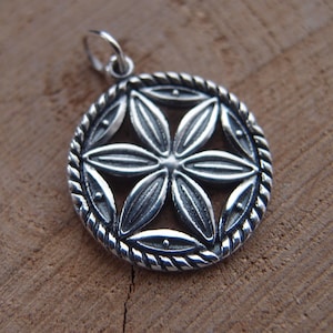 Sterling Silver Perun Star Necklace: Slavic Pagan Amulet (NO EXTRa FEES for US)