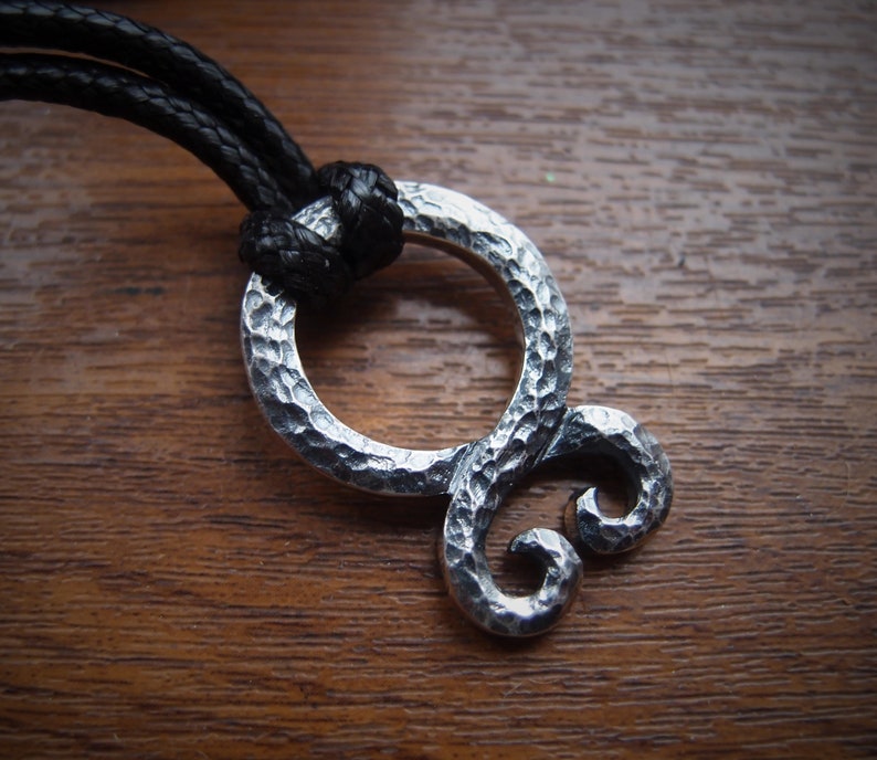 Big Sterling silver Viking Troll Cross viking pendant FREE SHIPPING