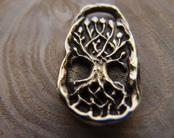 Yggdrasil sacred tree viking nordic Bronze brass pendant necklace