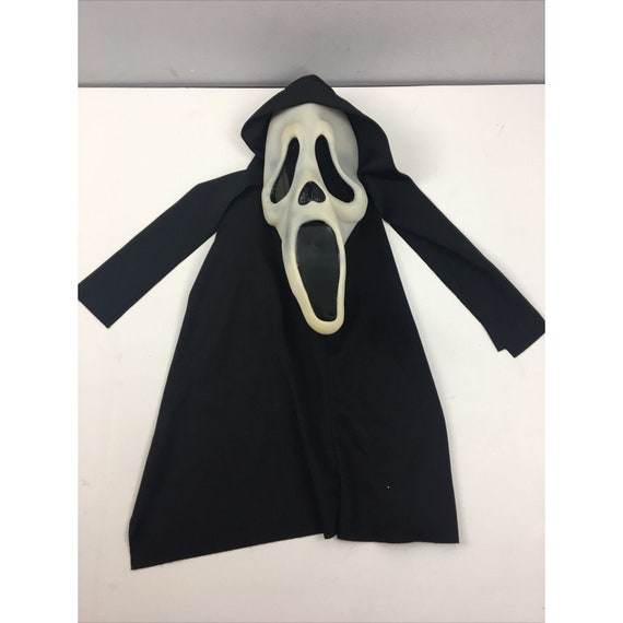 Vtg Scream Mask Fun World Chin Stamp Halloween Dro