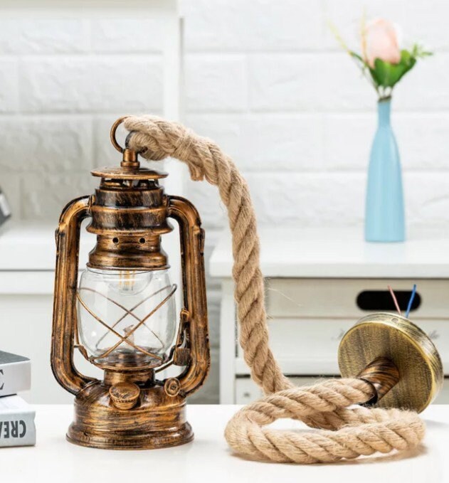 Rope lantern sales light
