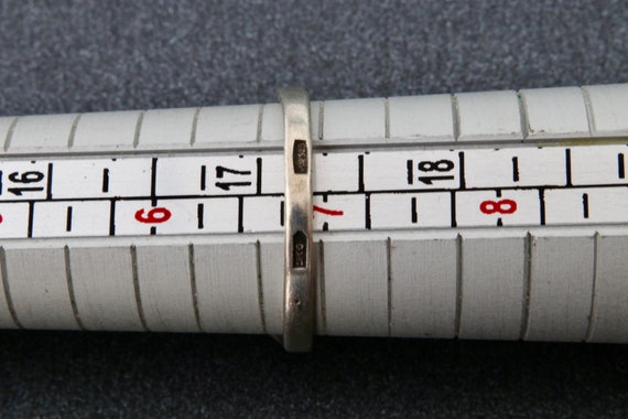 Ruby ring, Soviet sterling silver ring with red r… - image 10