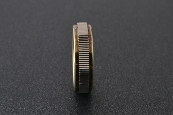 Sterling silver ring double solid stripe, Minimal… - image 7