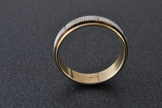 Sterling silver ring double solid stripe, Minimal… - image 8