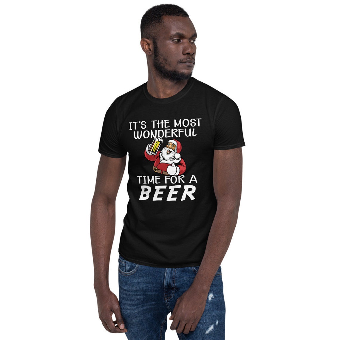 santa beer shirt