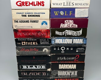 Vintage VHS Horror/thriller/sci-fi/you Choose! *ALL TESTED