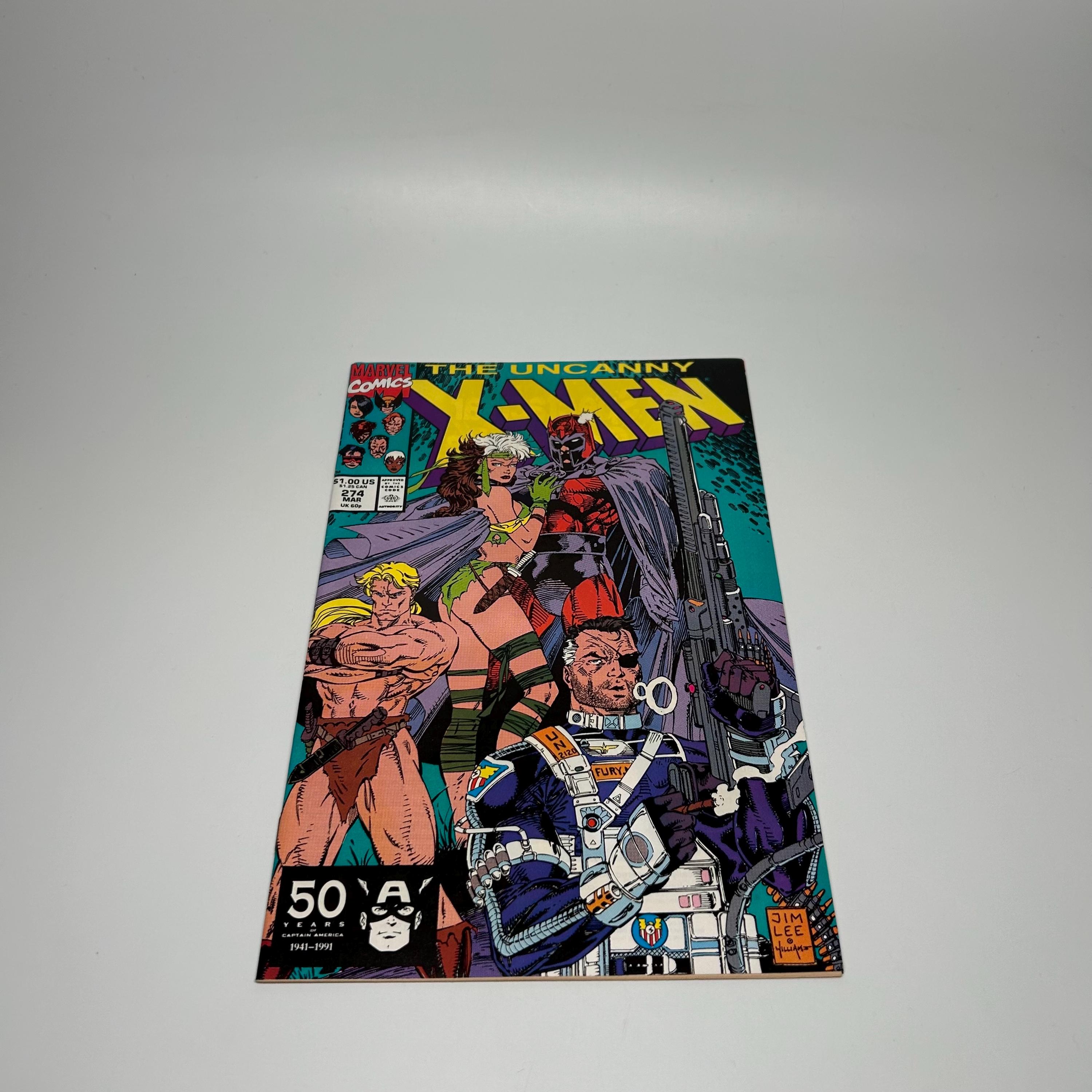 The Uncanny X-men #274 (1991) Marvel Comics *jim Lee Cover* Rogue