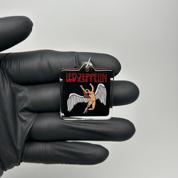 Vintage Led Zeppelin Keychain (c.1980’s) *Great Condi… Gem