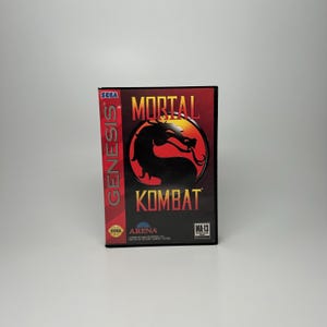 Mortal Kombat for the Sega Genesis (1992) Complete w/Original Case and Manual *TESTED*