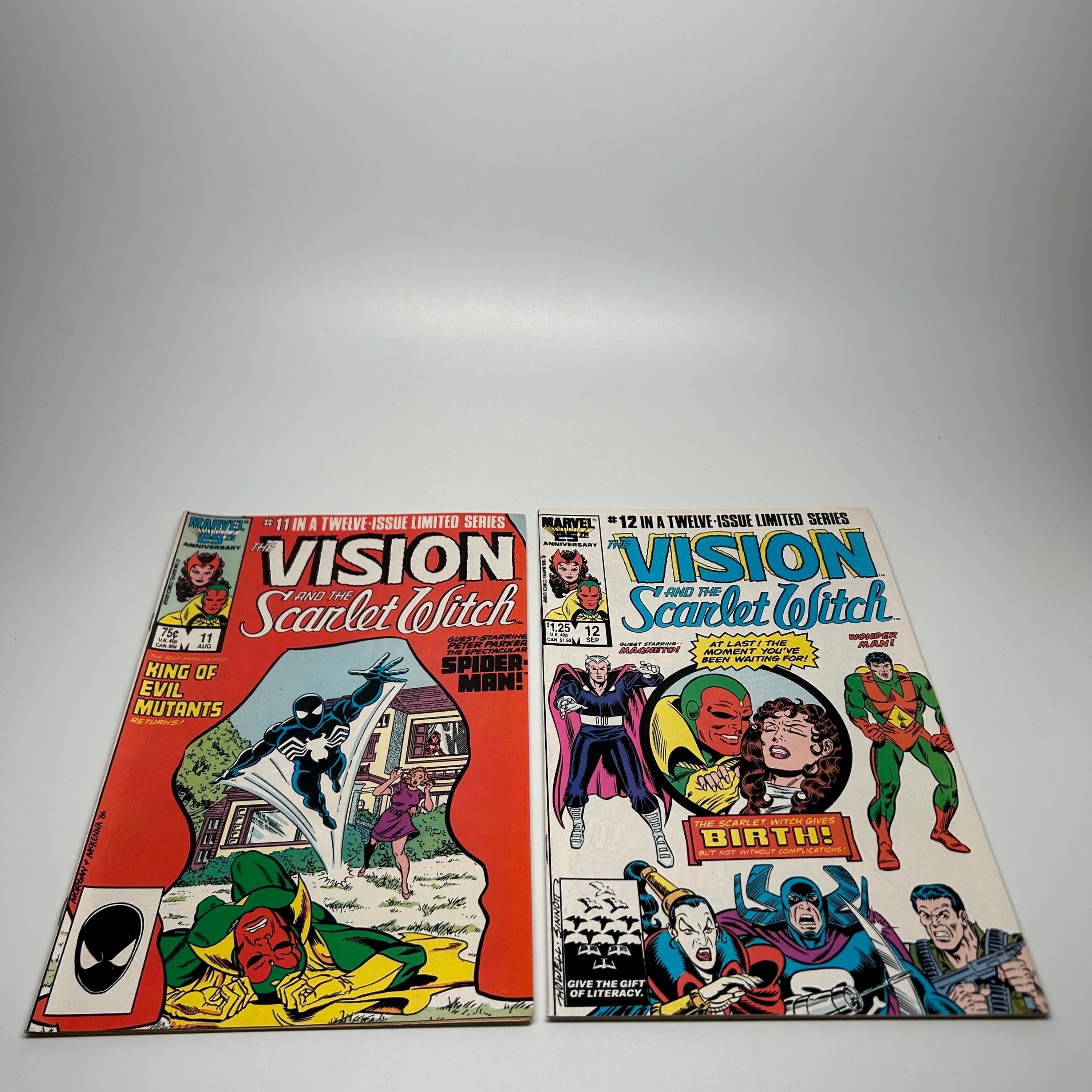 Vision and the Scarlet Witch #1-12 (1985) *complete* Key Issue 1st ...