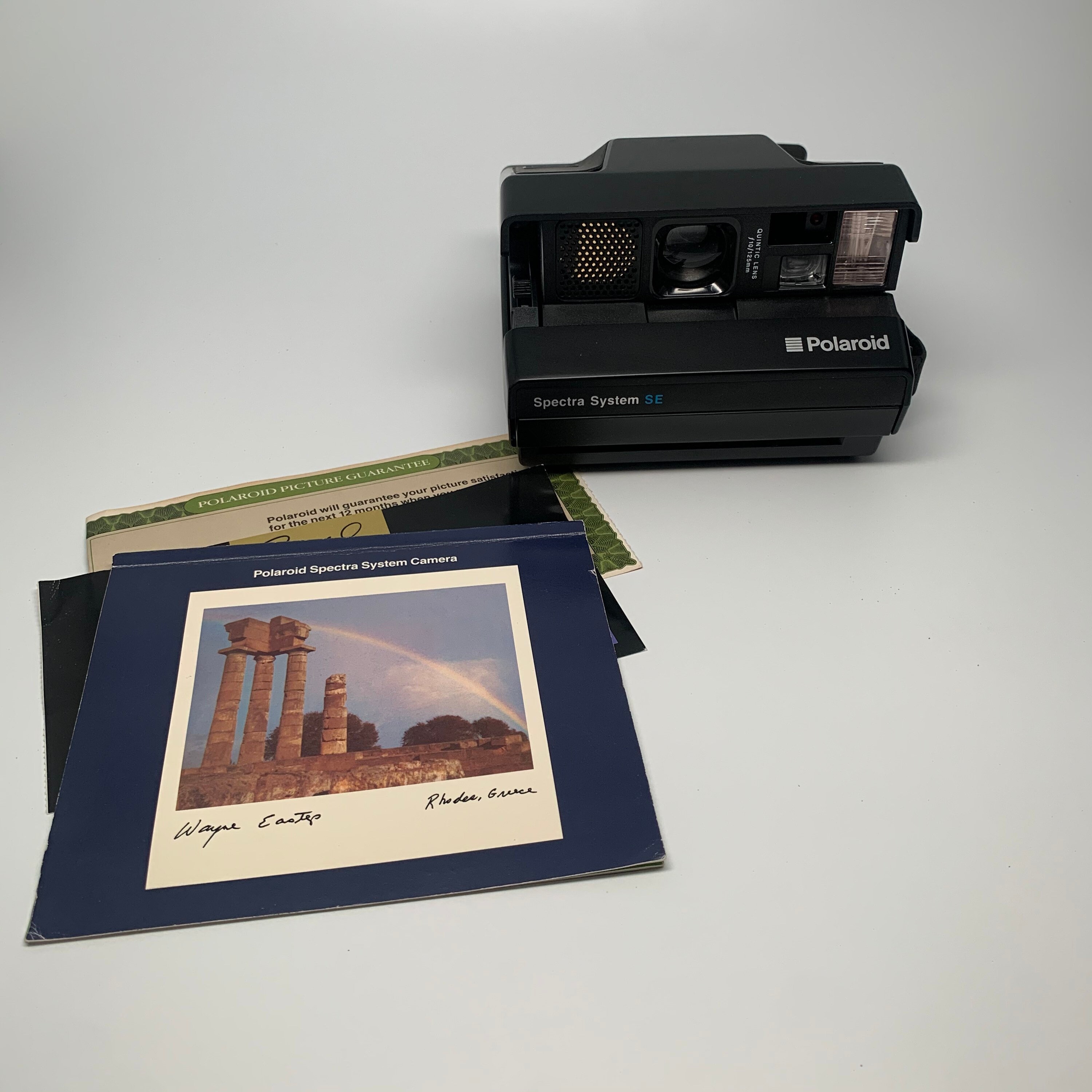 Vintage Polaroid Spectra SE Camera W/original Manual and Etsy
