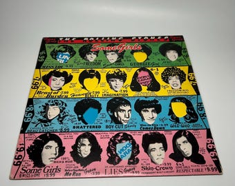 Vintage Rare 1st Cover the Rolling Stones Some Girls Faces Cover